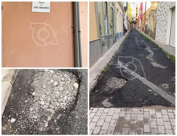 Estado actual de la calle de Juan Vega Yedra/TA.